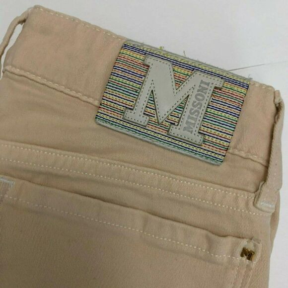 Missoni Denim Skinny Ankle Jeans 27 Peach Pink Low Rise 5 Pocket - Picture 4 of 8